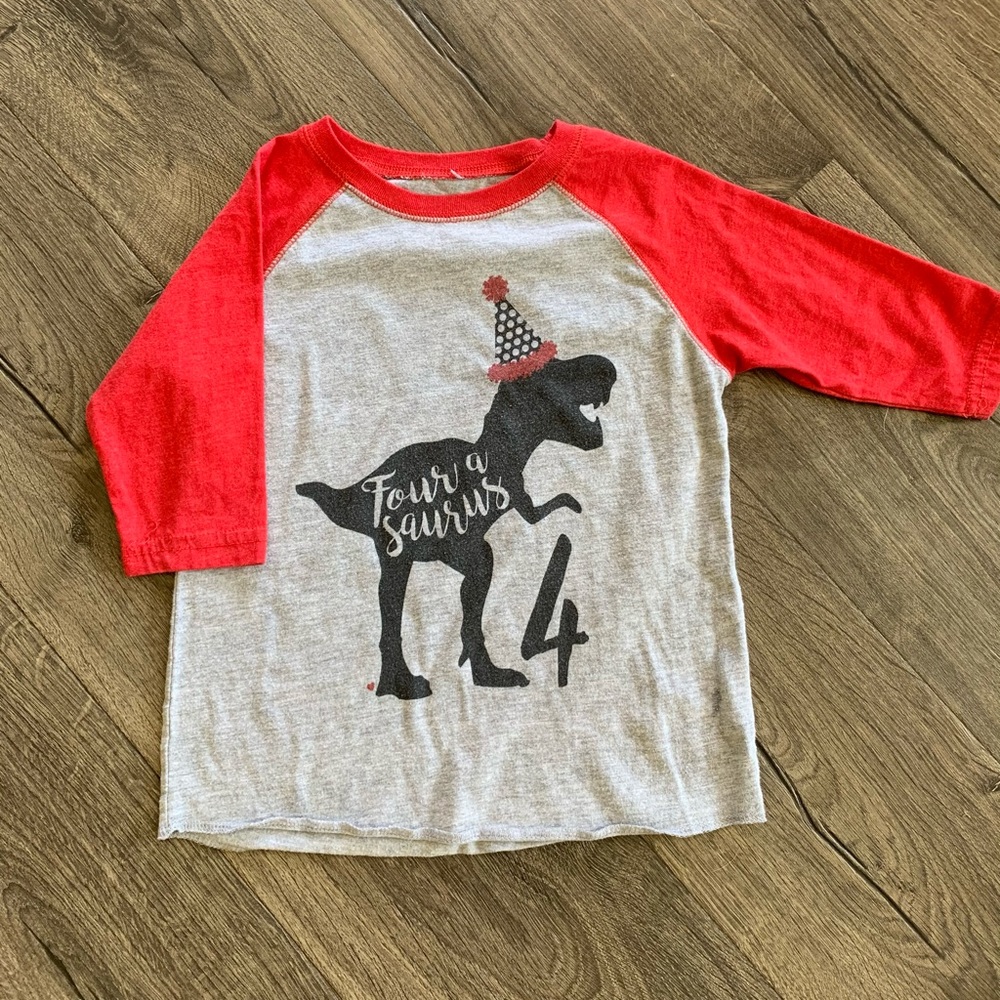 Four Birthday shirt
